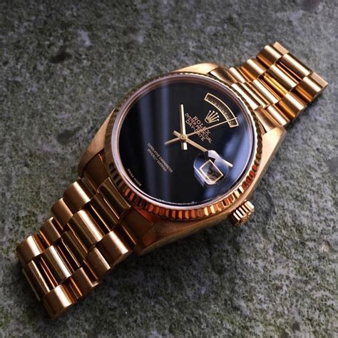 day date rolex black face|Black Rolex Watches Buying Guide .